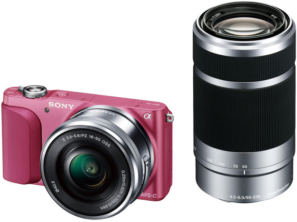 SONY α NEX-3NY ダブルズームレンズキット [ピンク] 価格比較 - 価格.com