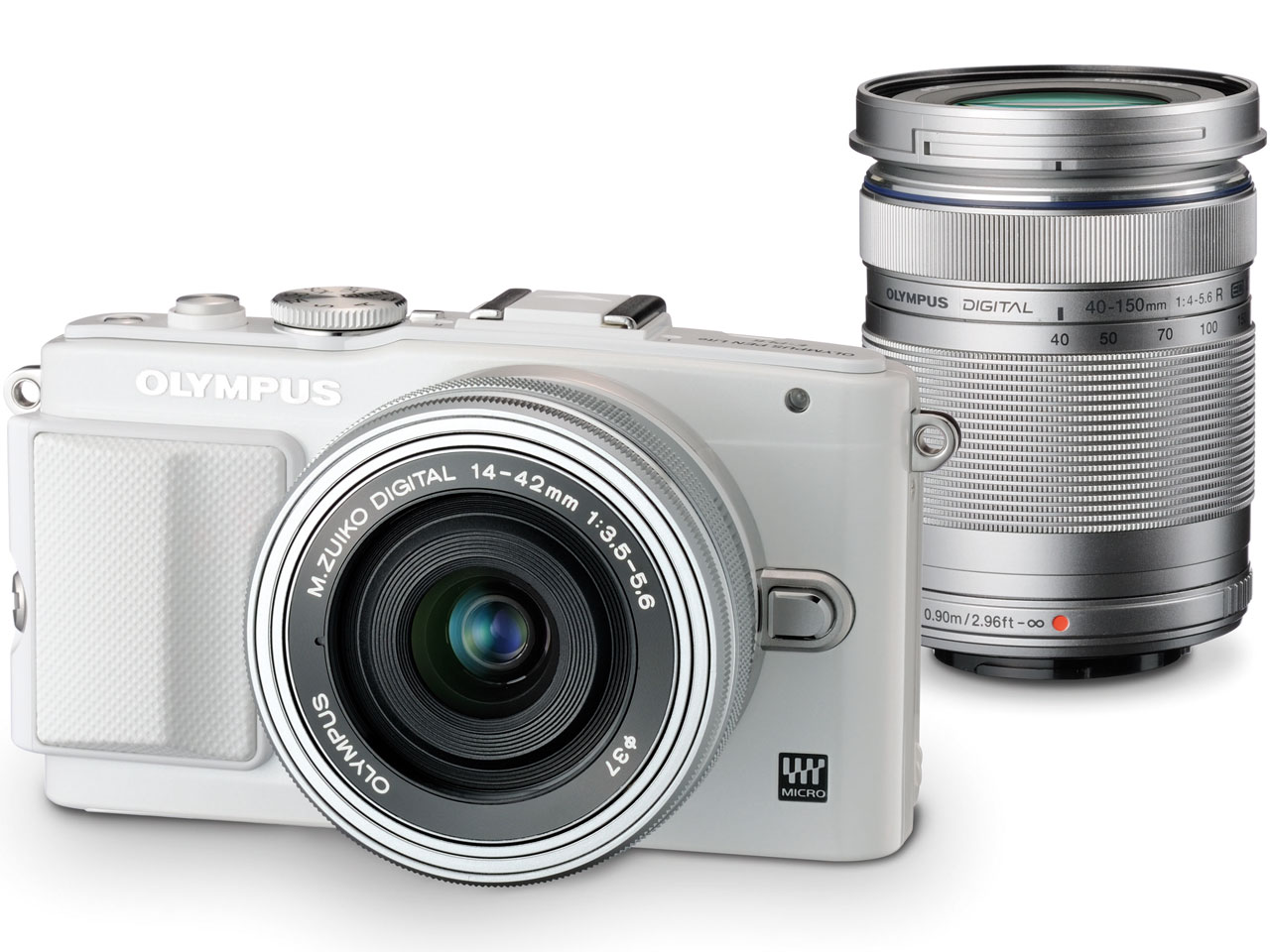 オリンパス OLYMPUS PEN Lite E-PL6 EZ ダブルズームキット [ホワイト