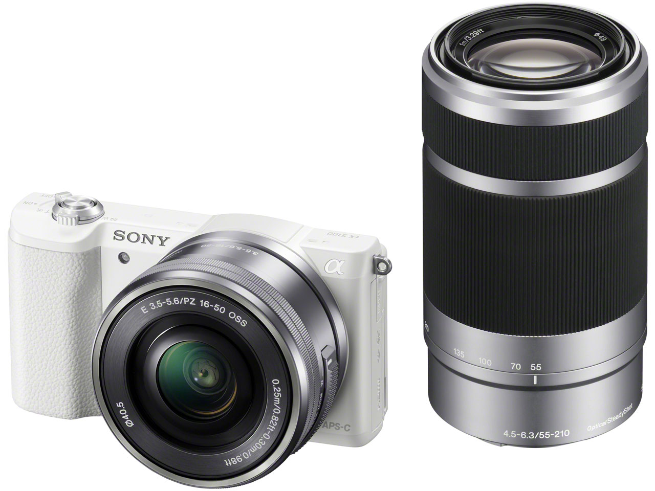 SONY α5100 ILCE-5100Y ダブルズームレンズキット [ホワイト] 価格比較