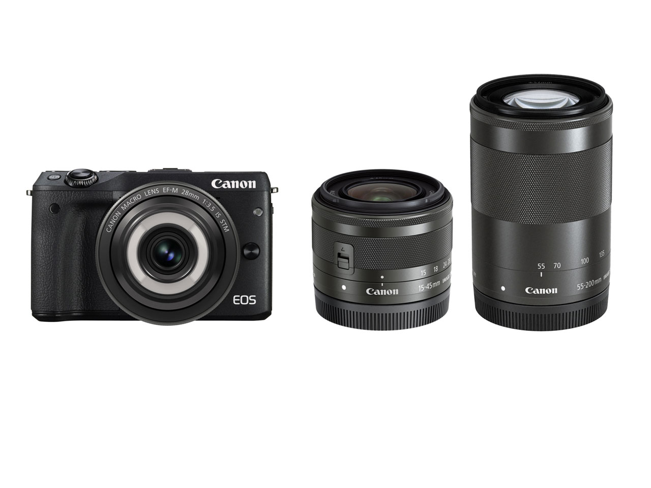 CANON EOS M3 クリエイティブマクロ トリプルレンズキット 価格比較