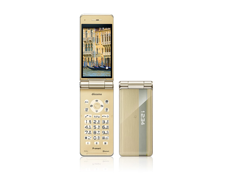 パナソニック P-smart ケータイ P-01J [ゴールド] 価格比較 - 価格.com