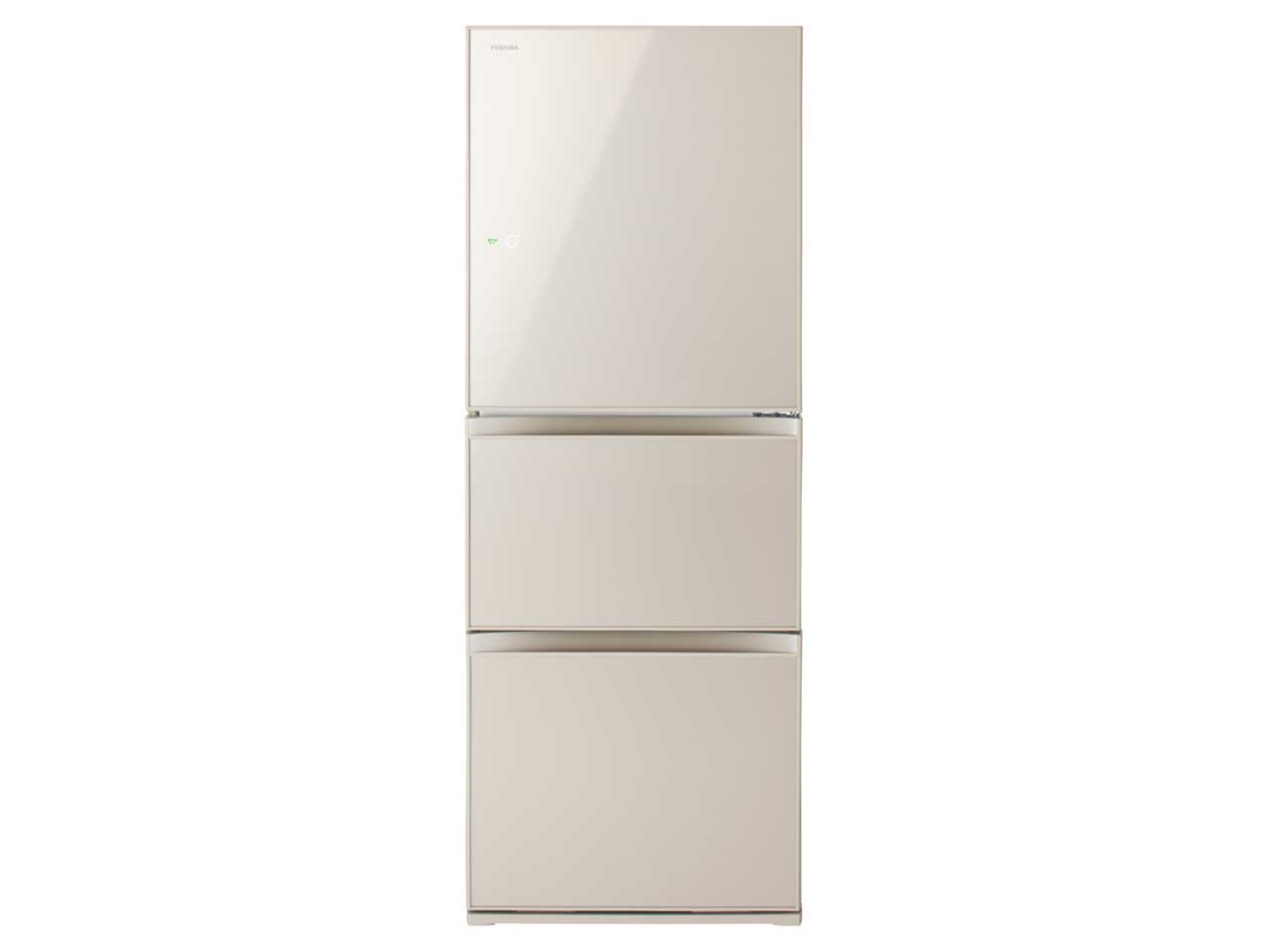全国送料無料 東芝 冷蔵庫 330L GR-K33SXV 2018年 ファミリー 東芝