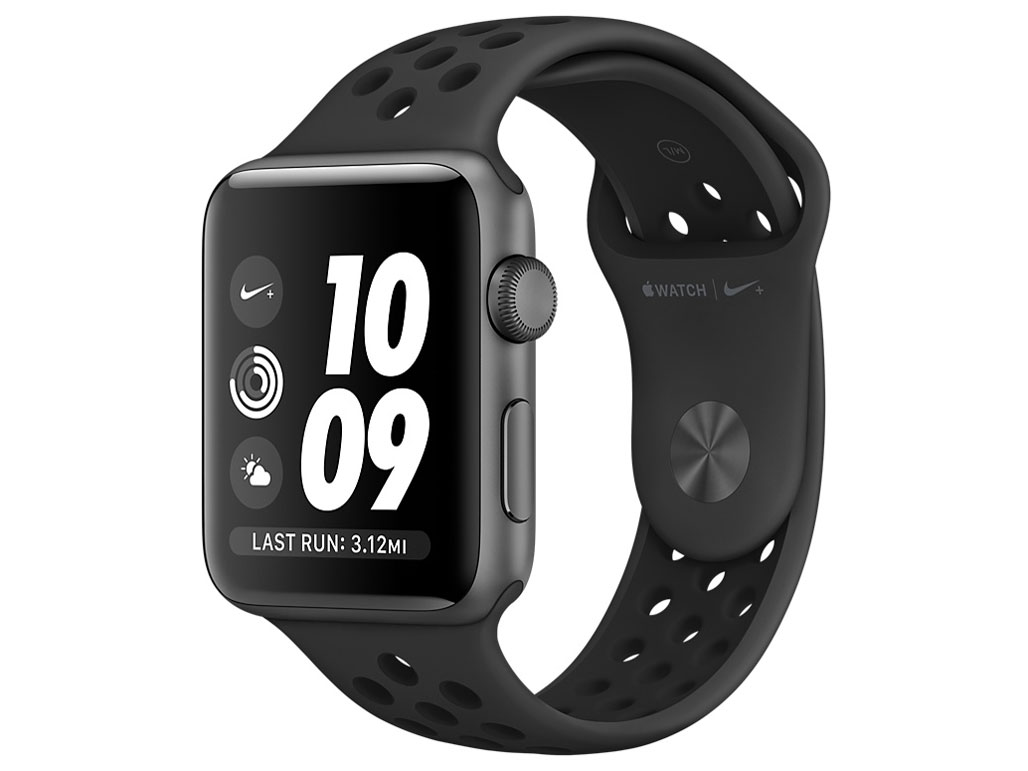 Apple Apple Watch Nike+ 42mm MP0L2J/A [ブラック/ボルトNikeスポーツ