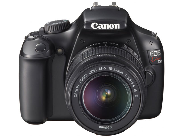 CANON EOS Kiss X50 EF-S18-55 IS II レンズキット [ブラック] 価格