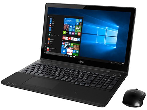 FMV LIFEBOOK AH77/B1 FMVA77B1B [シャイニーブラック]の製品画像
