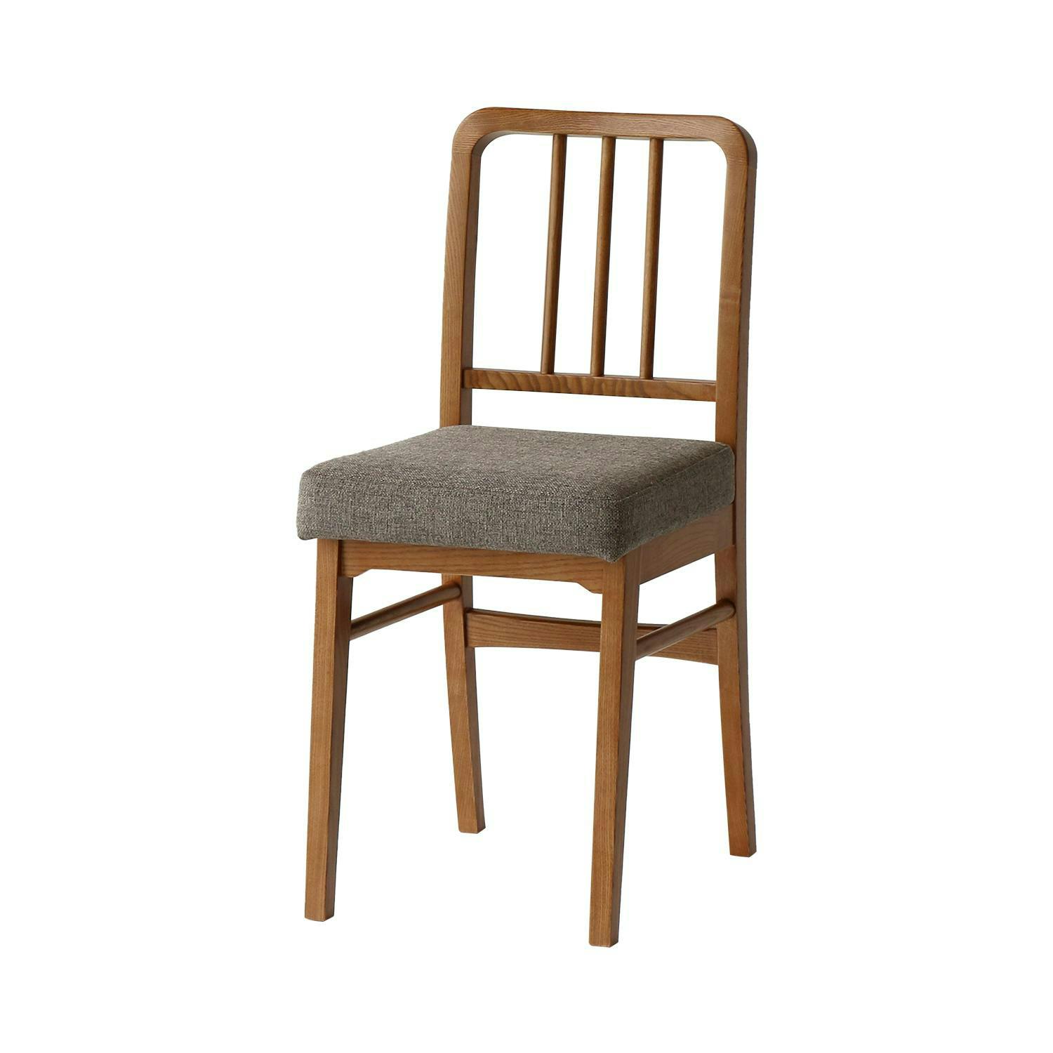 軽量なヴィンテージ風チェア Wood Chair -Atl - ブラウン | 椅子