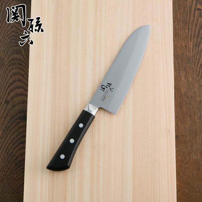 関孫六 茜 三徳包丁165mm ステンレス 貝印 AE2905 kai【包丁 両刃 万能