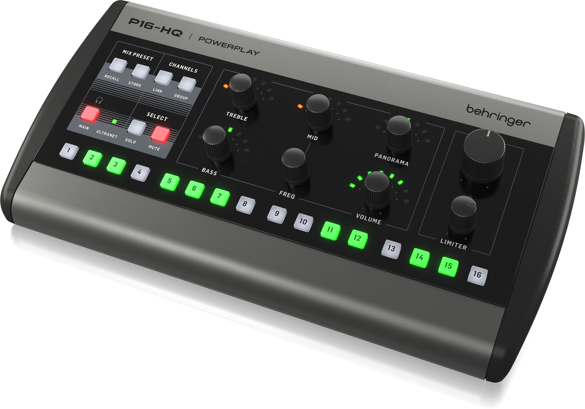 Behringer P16-HQ | 16chのモニターミックスを作成可能なパーソナル