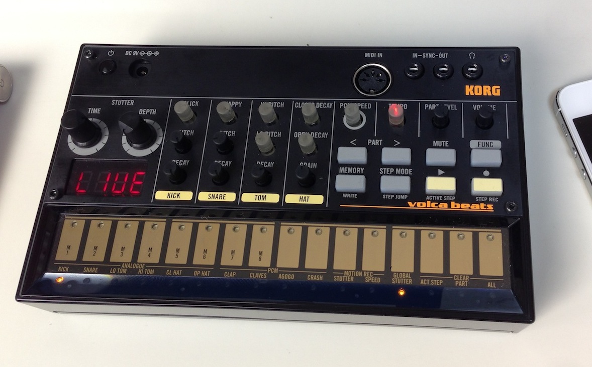 Korgのアナログガジェット「volca beats」「volca bass」を試してみた