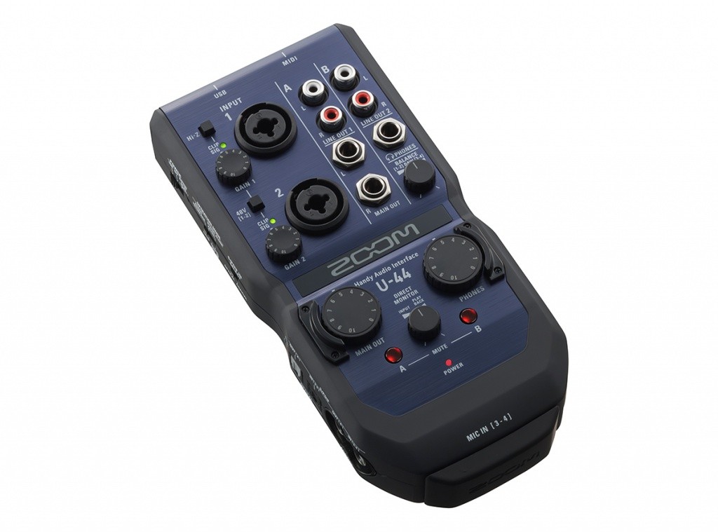 ZOOM U-44 / U-24 発表！モバイルに最適なハンディー・オーディオ/MIDI