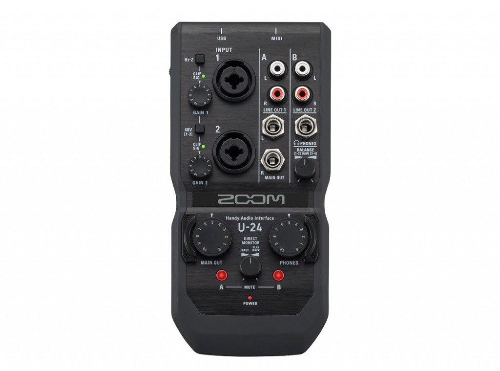 ZOOM U-44 / U-24 発表！モバイルに最適なハンディー・オーディオ/MIDI