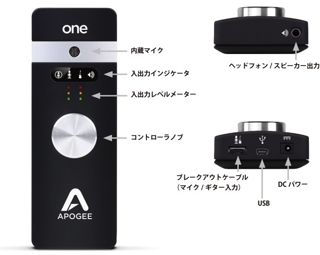 Apogee「ONE for iPad & Mac」発売 | Digiland（デジランド）