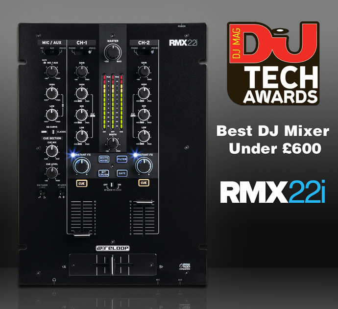 シンプルに見えて高機能なDJミキサー RELOOP RMX-22i/ RMX-33i