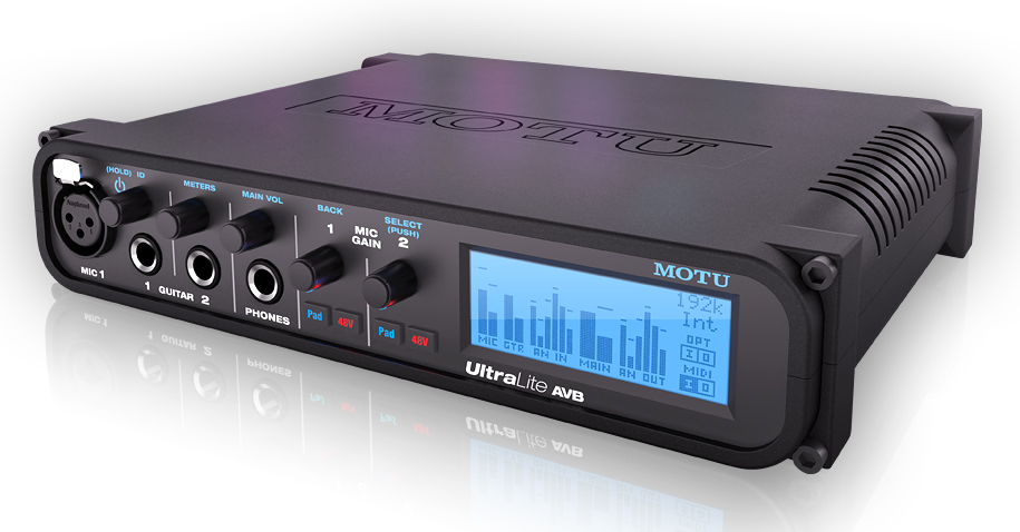 コンパクトなAVBオーディオ・インターフェース MOTU UltraLite AVB