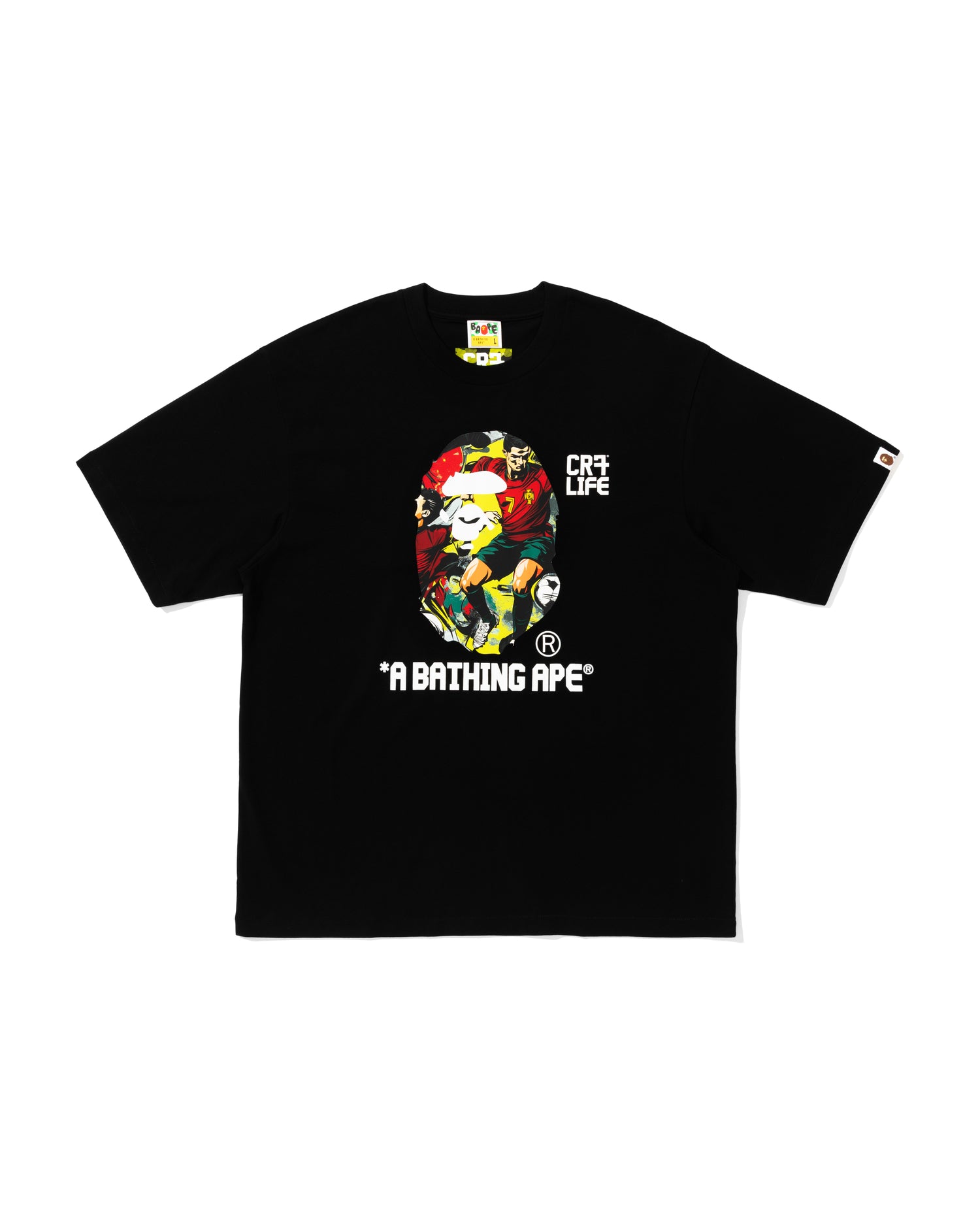 A BATHING APE® BAPE X Cr7 Life Graphic A Bathing Ape Relaxed Fit