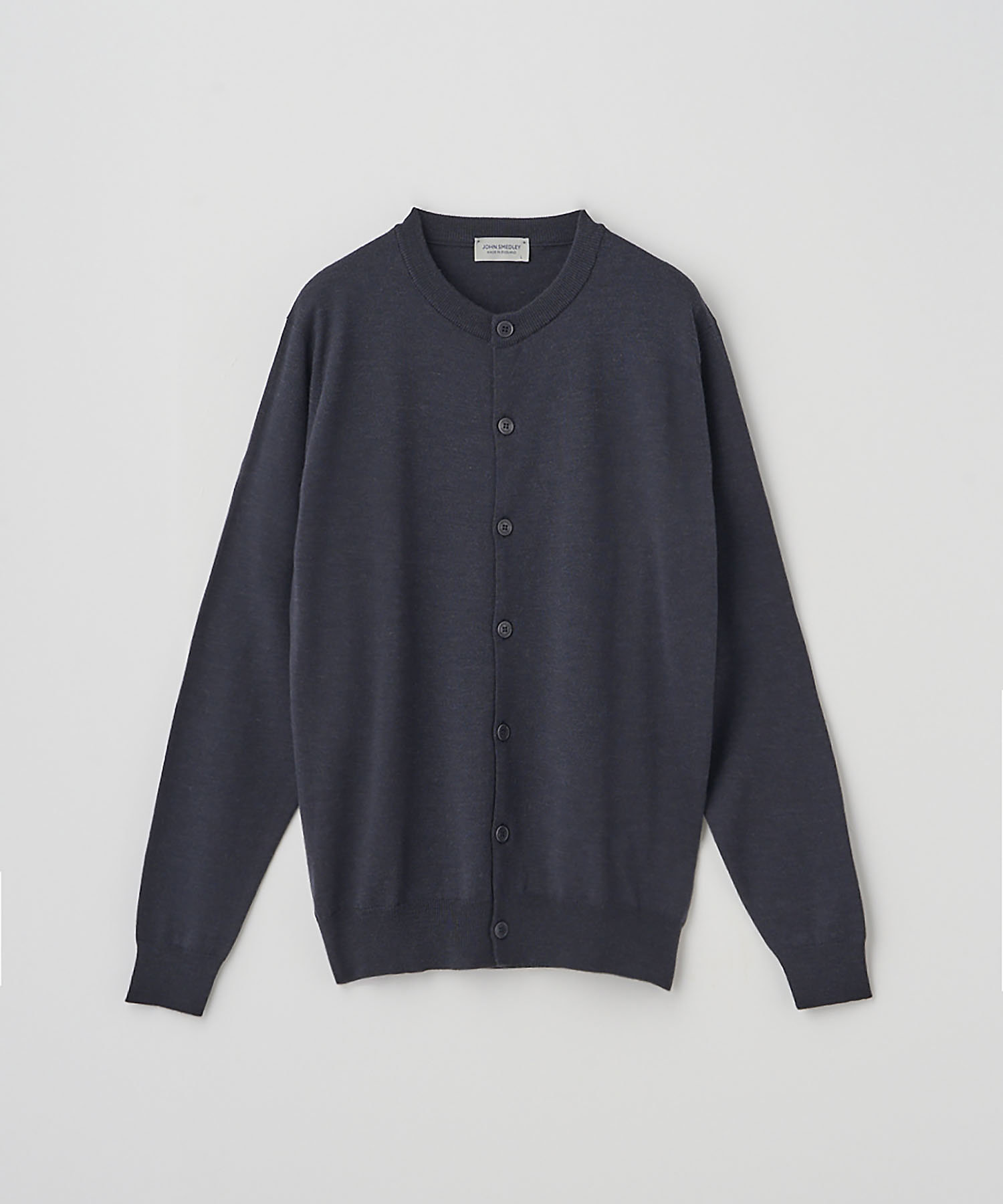 クルーネック長袖ニットカーディガン 24G MODERN FIT
