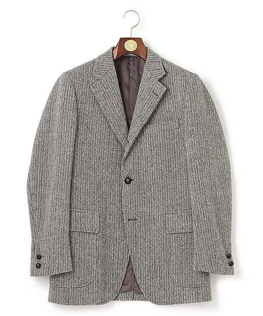 定番】LOVAT LAVEROCK TWEED ヘリンボンツイード