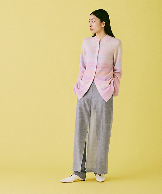 Wool Nylon Shimmering Trousers 6S
