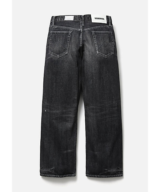 デニムパンツ WASHED DENIM DP WIDE PANTS