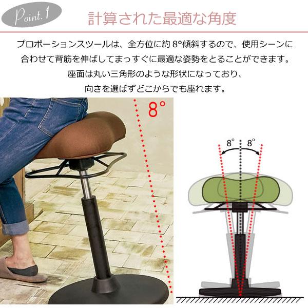 宮武製作所 プロポーションスツール CH-800L ロータイプ バランス