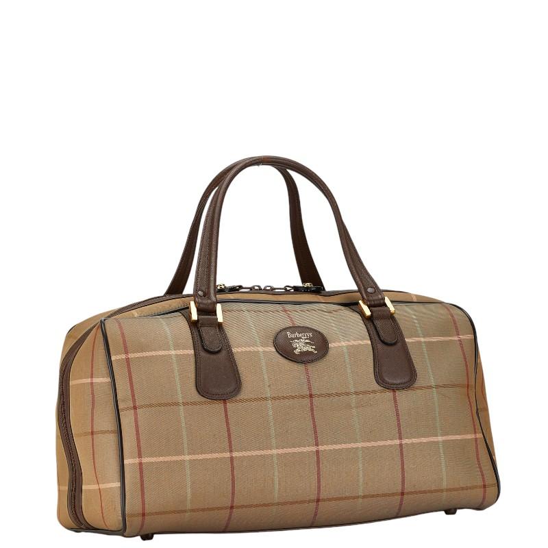 BURBERRY（バーバリー） チェック ボストンバッグ トラベルバッグ 旅行