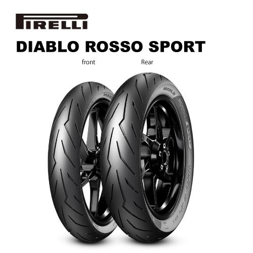 PIRELLI（ピレリ） 3614000 90/80-17 M/C TL 46S DIABLO ROSSO SPORT
