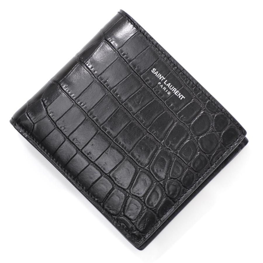 SAINT LAURENT サンローラン 2つ折り財布 小銭入れ付き EAST/WEST