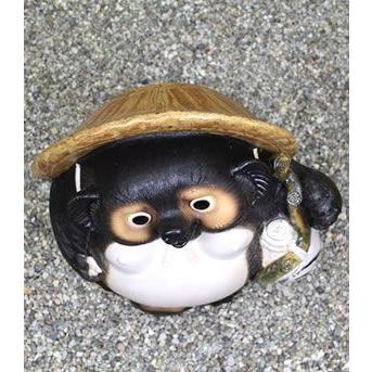 信楽焼 20号福ひねり狸 たぬき タヌキ 開運 縁起物 可愛い 陶器 商売