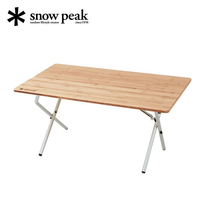 snow peak（スノーピーク） ワンアクションローテーブル竹 2025 春夏