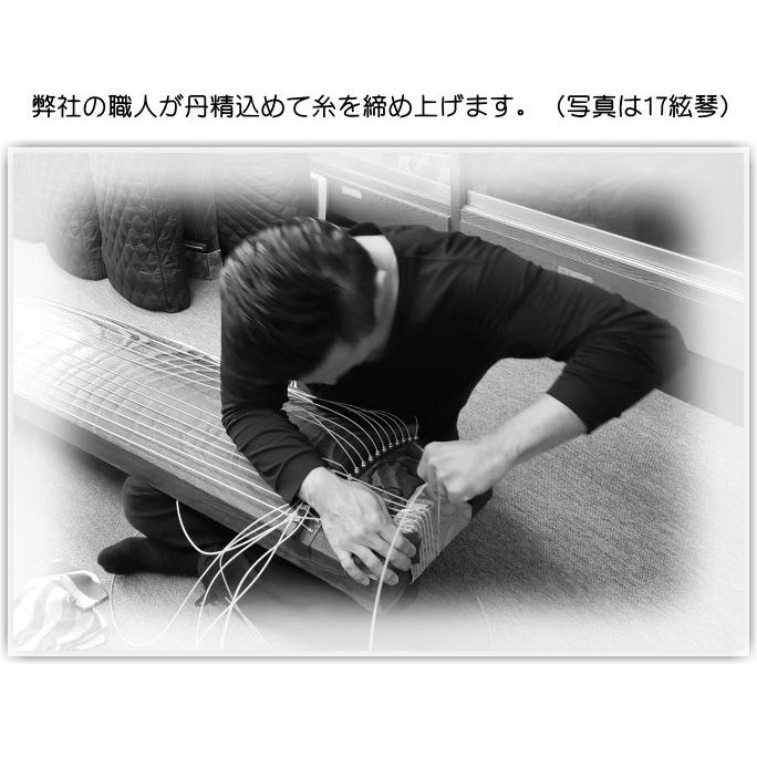 琴/箏【最高級品】十七絃琴【くり甲・玉縁紅木巻】（YSP-17006） : 和