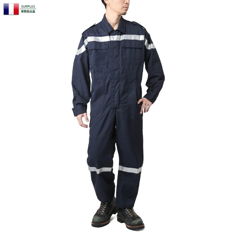 MILITARY（ミリタリー） 実物 USED フランス軍 / 消防局 カバーオール