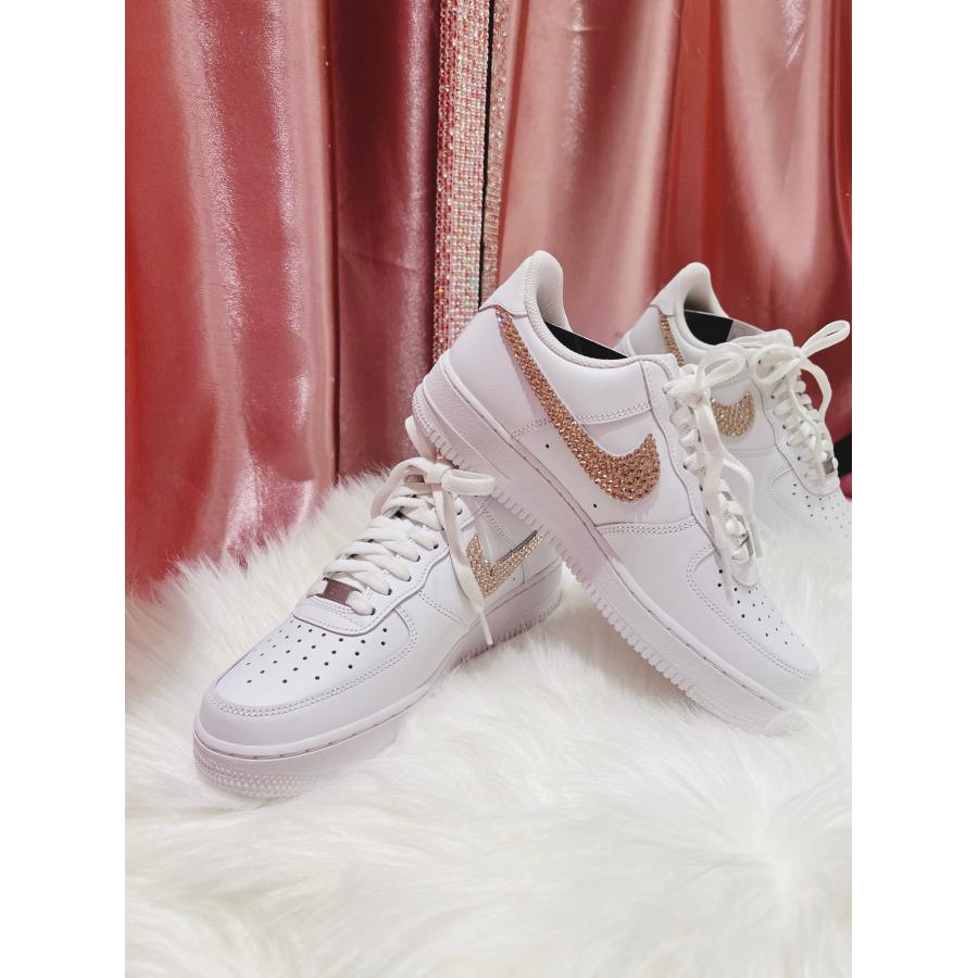 レディース 【NIKE】エアフォース1 LOW シルクデコレーション : 麻布十