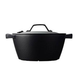 盛栄堂 クックトップ 煮込鍋 丸 深型 中 CT-4 鍋 IH対応 南部鉄器 鉄