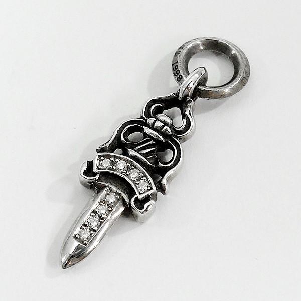 CHROME HEARTS（クロムハーツ） NO5ダガー チャーム ダイヤモンド イン