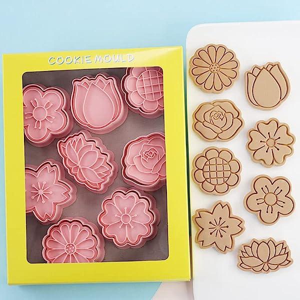 花 クッキー型抜き クッキー型 8点セット クッキーカッター 製菓用品