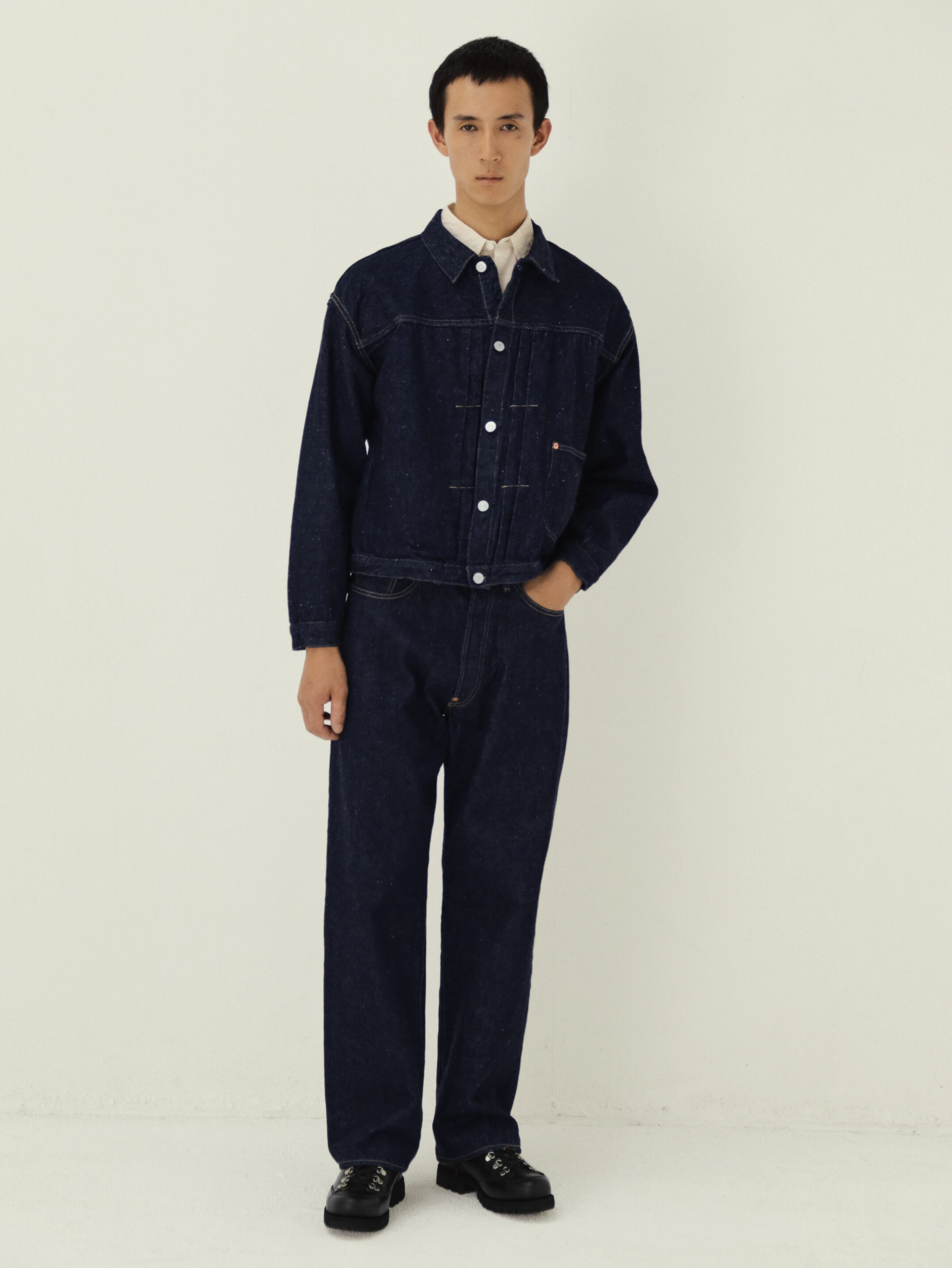 DENIM TRACKER 1P JACKET | OUTER WEAR | KAPTAIN SUNSHINE ONLINE STORE