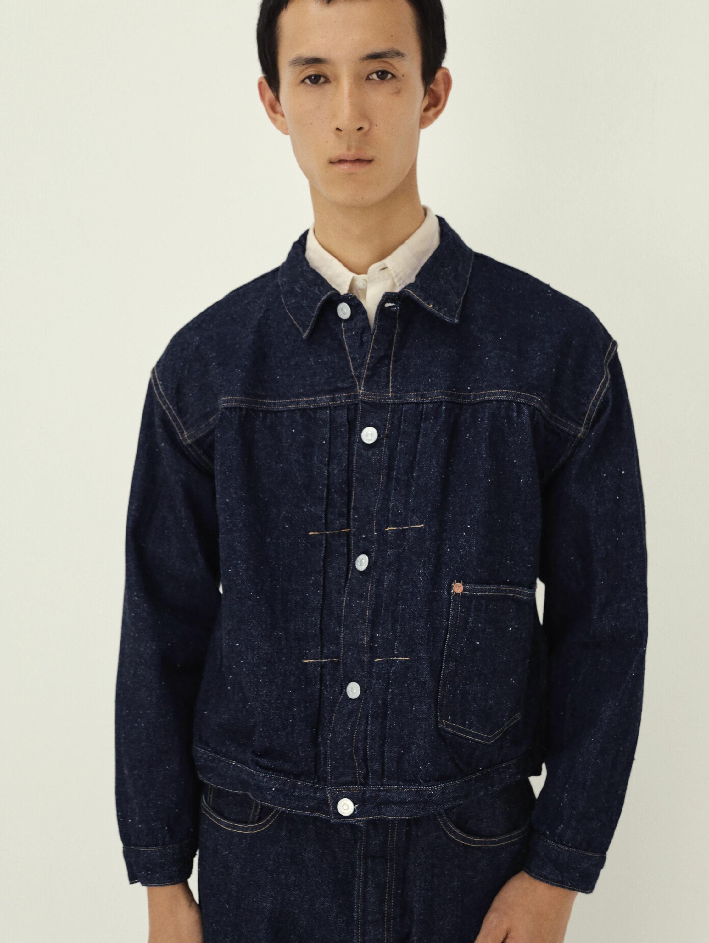DENIM TRACKER 1P JACKET | OUTER WEAR | KAPTAIN SUNSHINE ONLINE STORE