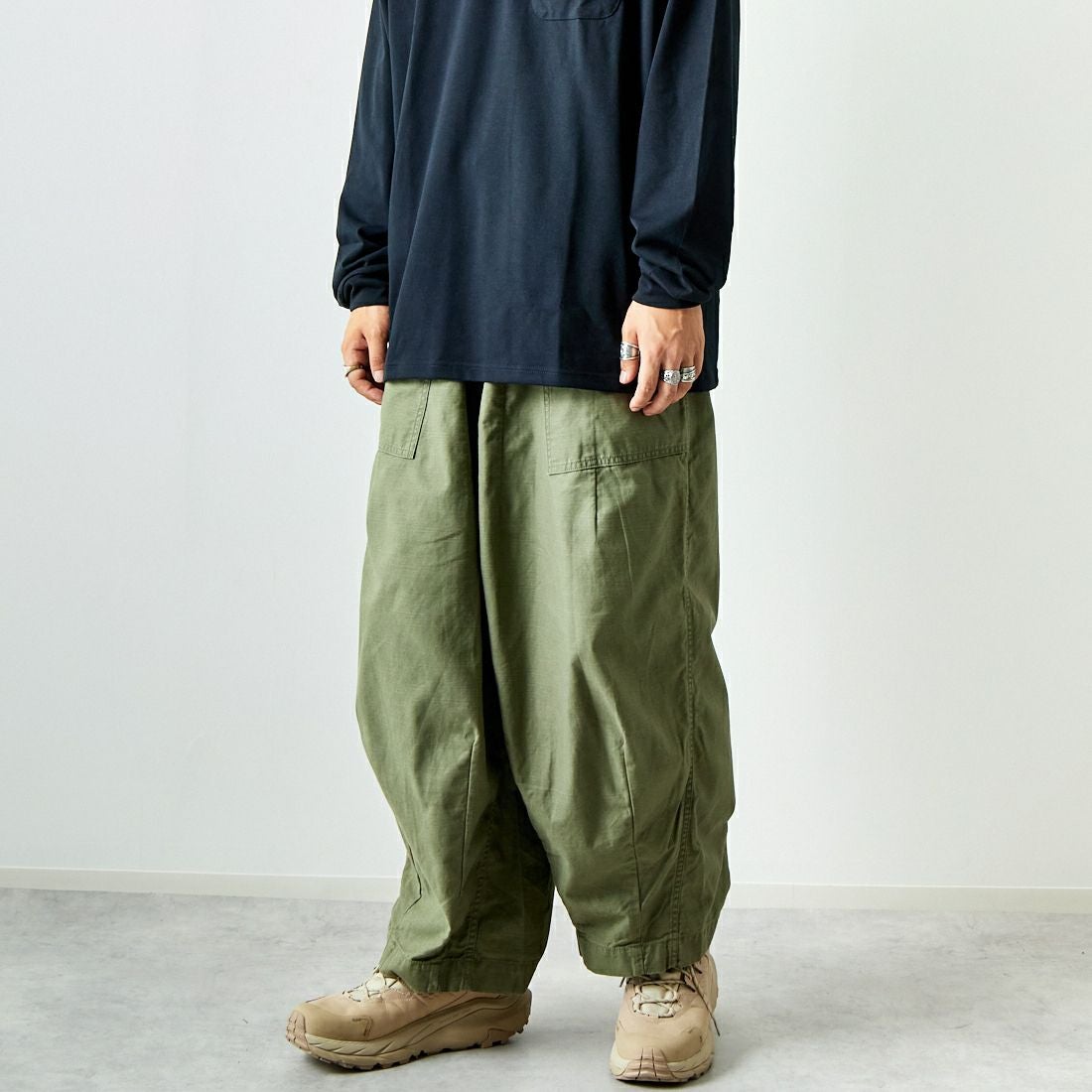 Needles [ニードルズ] ファティーグ ヒザデルパンツ [PU246]｜ジーンズ