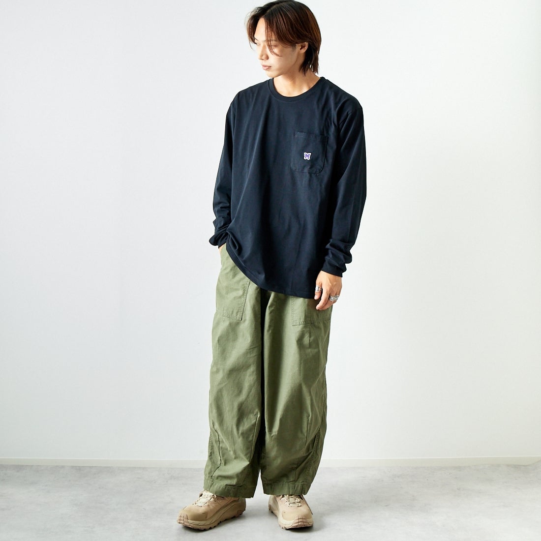 Needles [ニードルズ] ファティーグ ヒザデルパンツ [PU246]｜ジーンズ