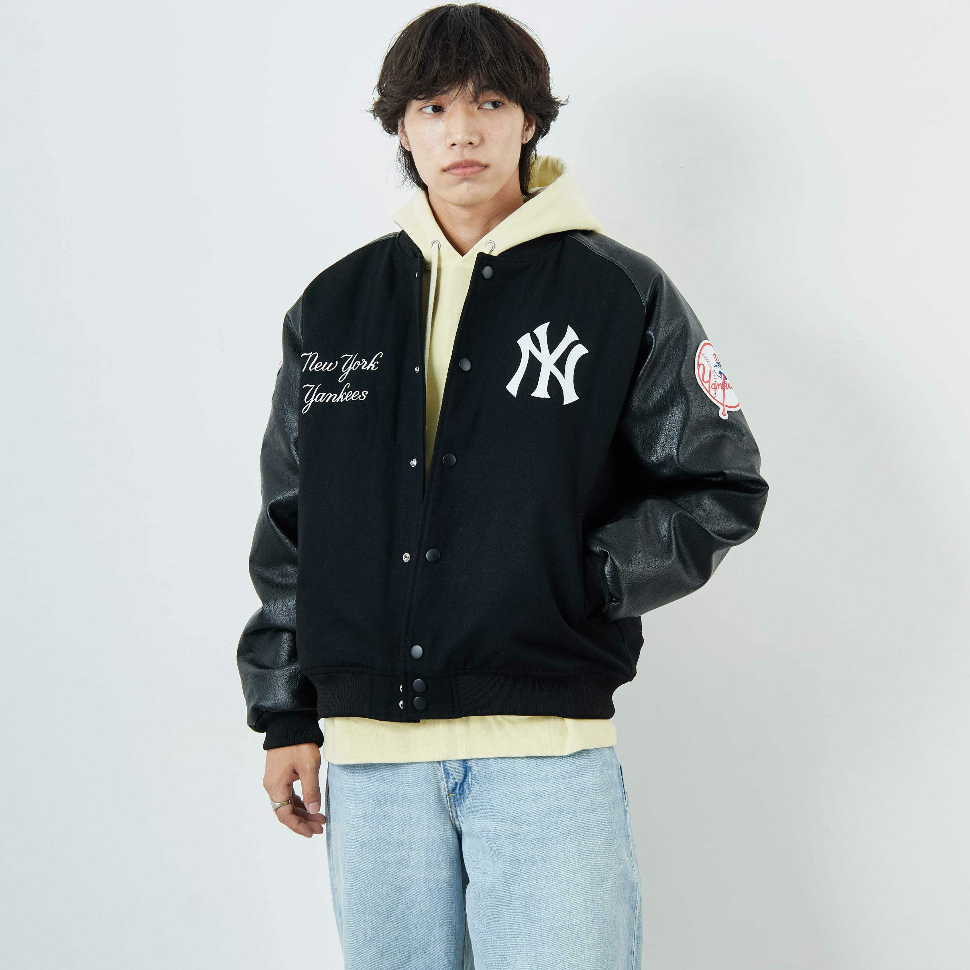 Fanatics [ファナティクス] 別注 MLBロゴワッペン メルトンスタジャン
