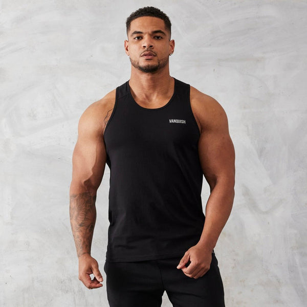 VANQUISH FITNESS Essentialモデル ブラック レギュラーフィット