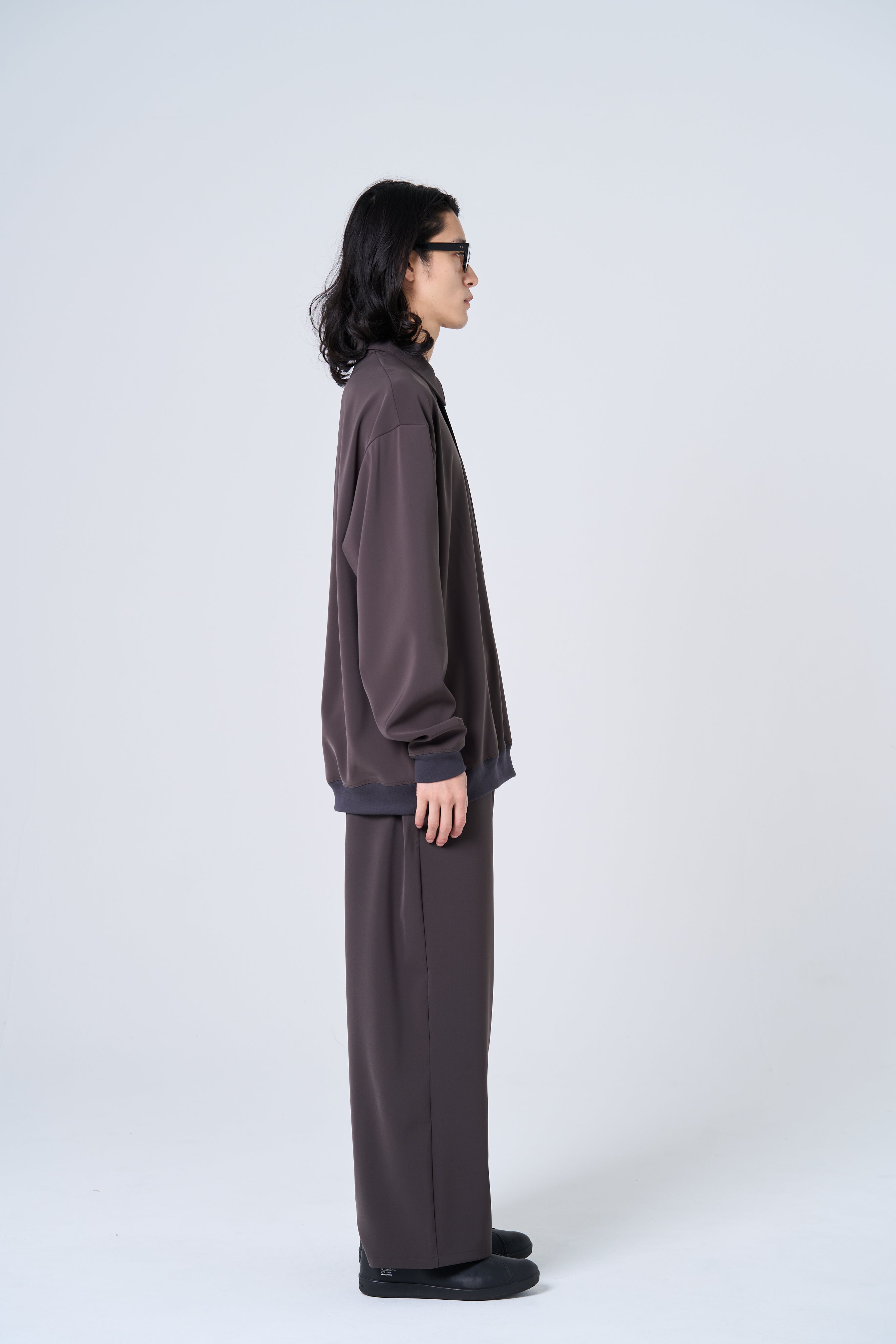 BT-01 Comfortable long slacks（charcoal gray） – jocund