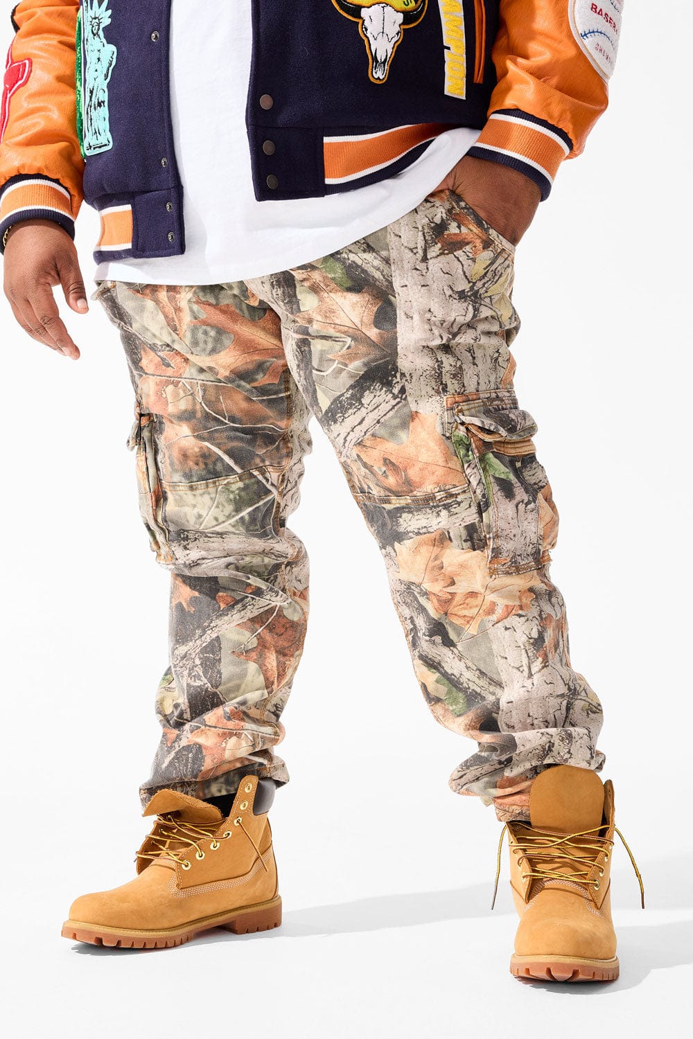 Big Men's Xavier OG Camo Cargo Pants (Natural Tree)
