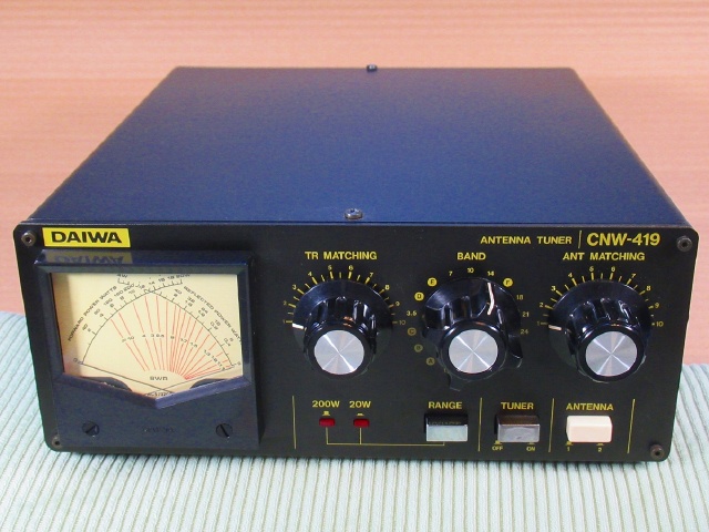 JE3JLB DAIWA CNW-419 を整備する