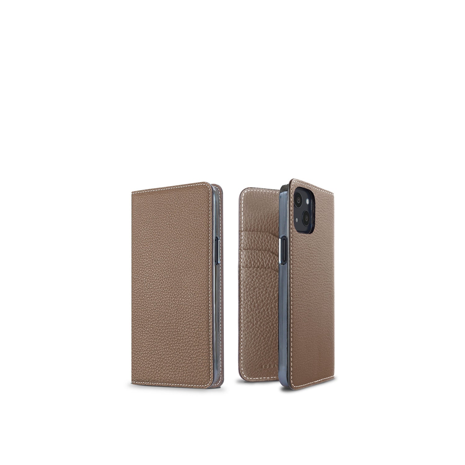 iPhone 13) ダイアリーケース シュリンクレザー