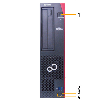 富士通デスクトップ パソコン ESPRIMO D587/R 各部名称/外観 - FMWORLD