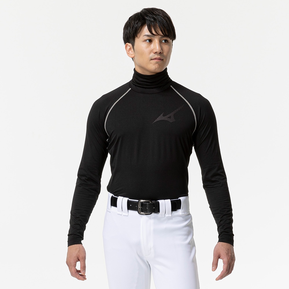 ミズノ直営限定】裏起毛アンダーシャツ(タートルネック／長袖