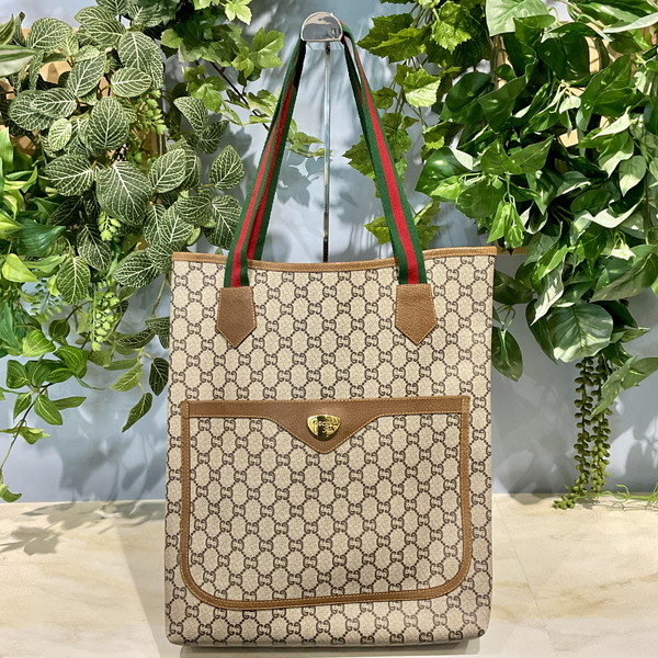 グッチプラス 5348 シェリーライン トートバッグ】の買取価格と査定の