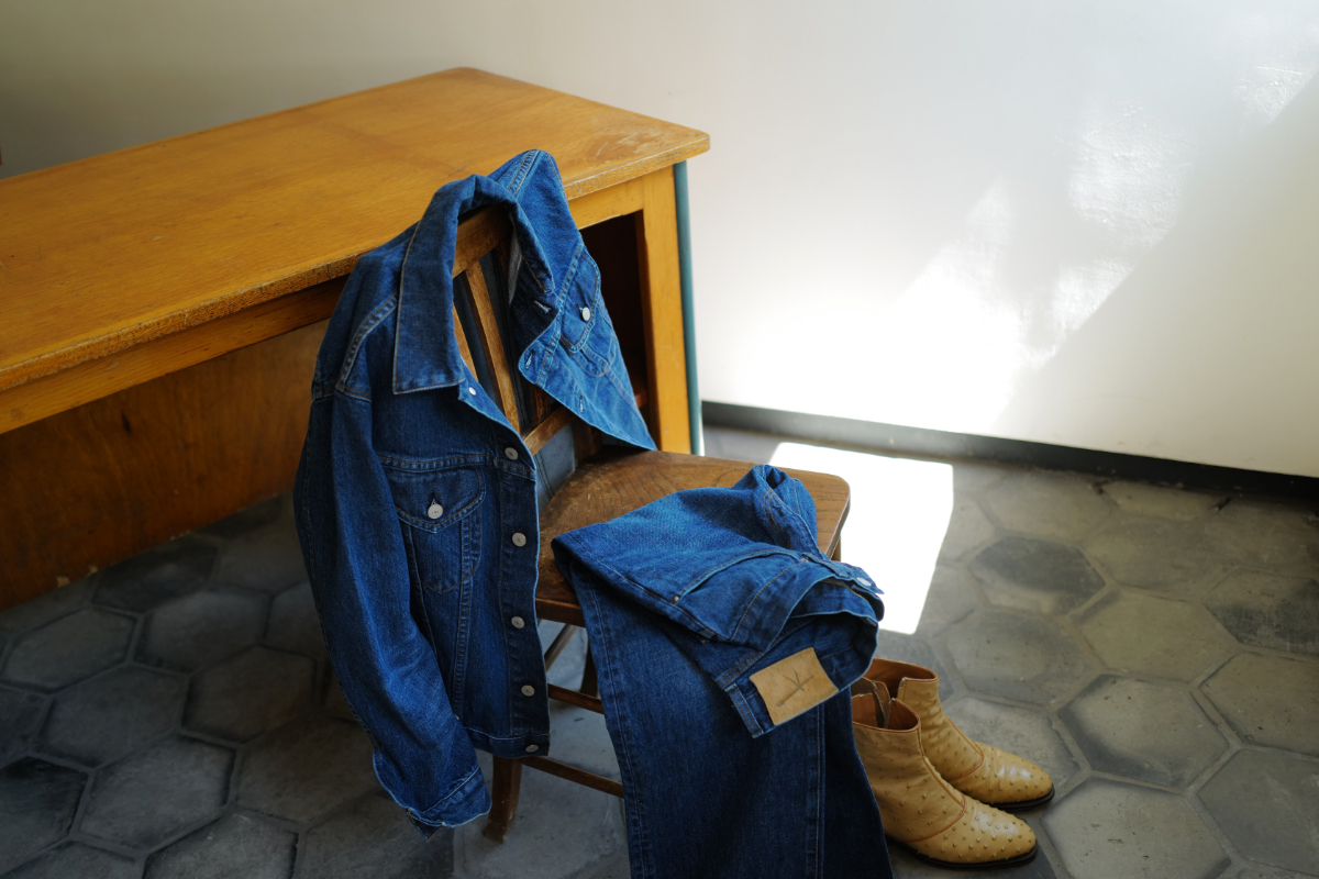 DENIM TRACKER JACKET & DENIM FLARE 5POCKET - 手記 ｜ 柿乃葉