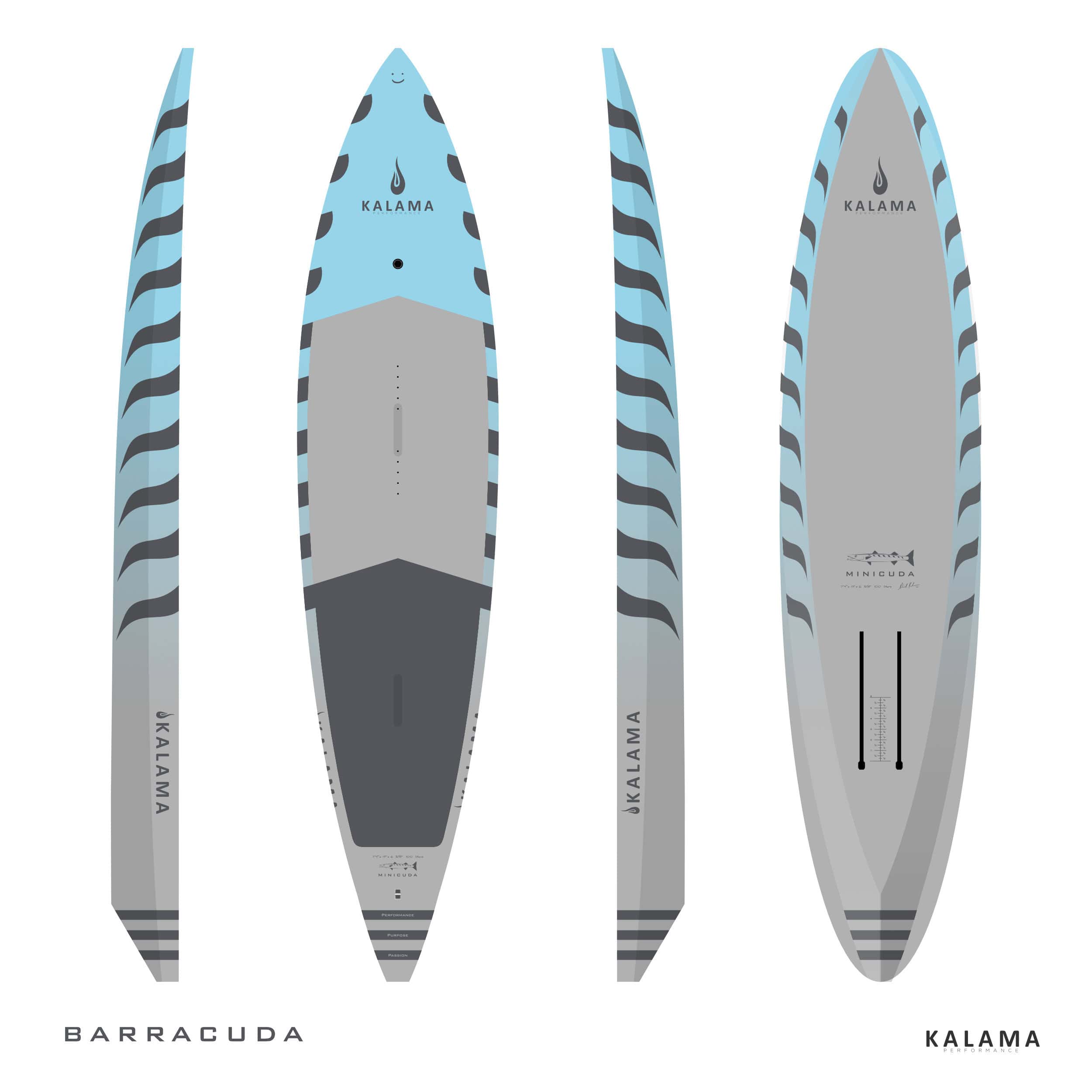 Kalama Mini Cuda KALAMA ビッククーダ 8，7-24-6 130L Downwind SUP